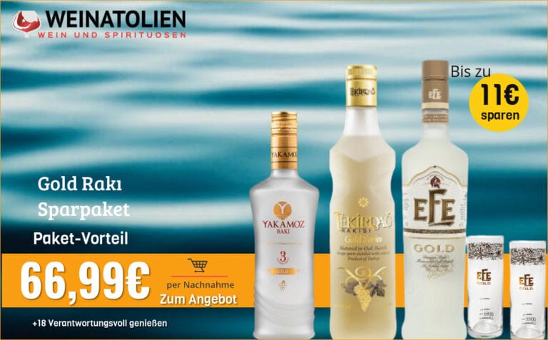 Gold Rakı – Sparpaket Kaufen