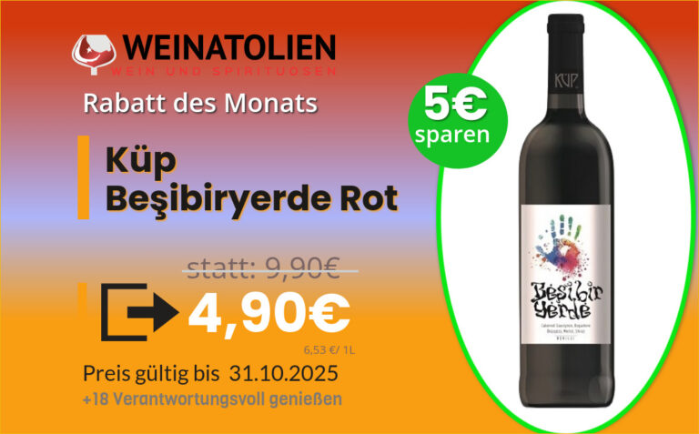 Küp Beşibiryerde Rot Angebot