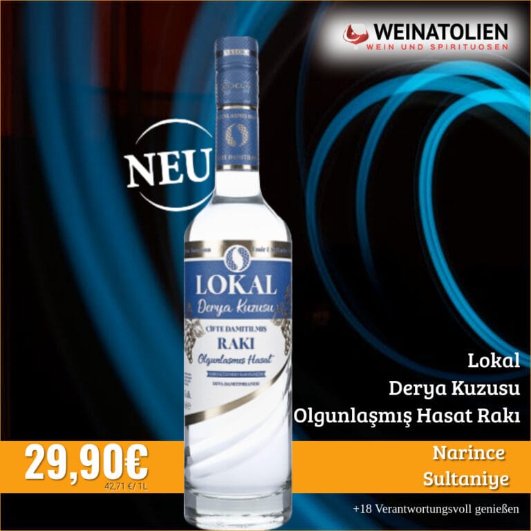 Lokal Derya Kuzusu Olgunlaşmış Hasat Rakı