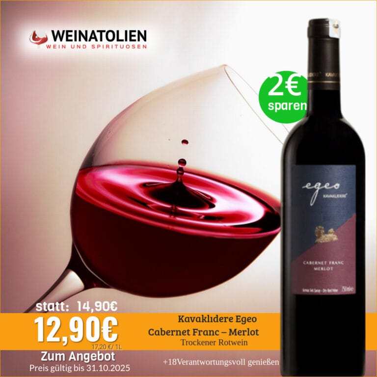 Kavaklıdere Egeo Cabernet Franc – Merlot Kaufen