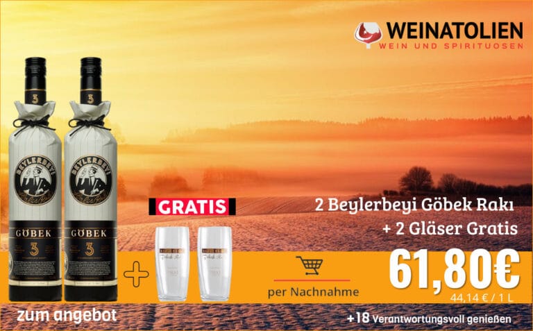Beylerbeyi Göbek Raki 2er Set-