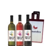 Küp Beş’i Bir Yerde Weinpaket – Türkische Rosé, Rot & Weiß Weine mit Weinatolien Geschenktasche