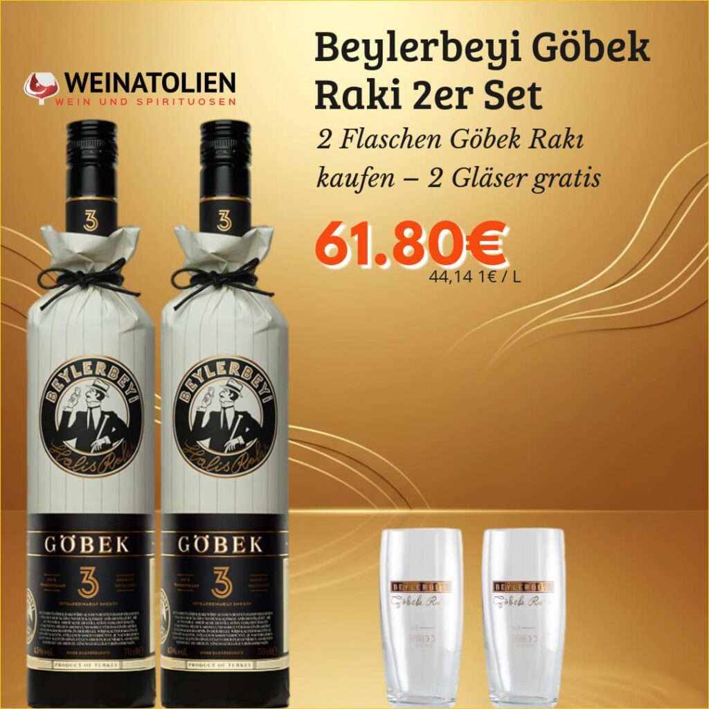 Beylerbeyi Göbek Raki 2er Set