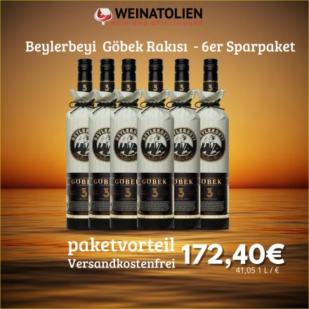 Beylerbeyi Göbek Rakısı – 6er Sparpaket