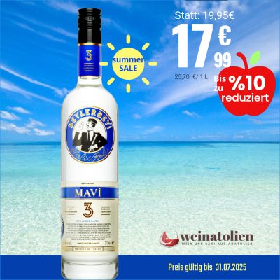 Beylerbeyi Mavi Rakı Summer sale