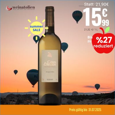Côtes d’Avanos Sauvignon Blanc 2021