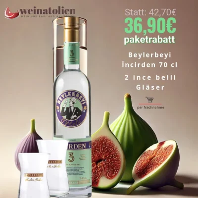 Beylerbeyi incirden & 2 ince belli Gläser
