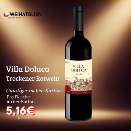 Doluca Villa Doluca Rot – 6er Sparpaket