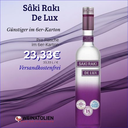 Saki Rakı De Lux – 6er Sparpaket