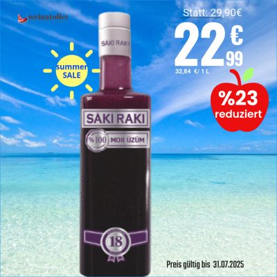 Saki Rakı Siyah Üzüm summer sale