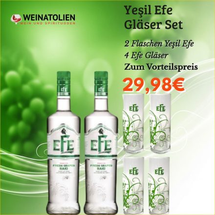 Yeşil Efe Gläser Set
